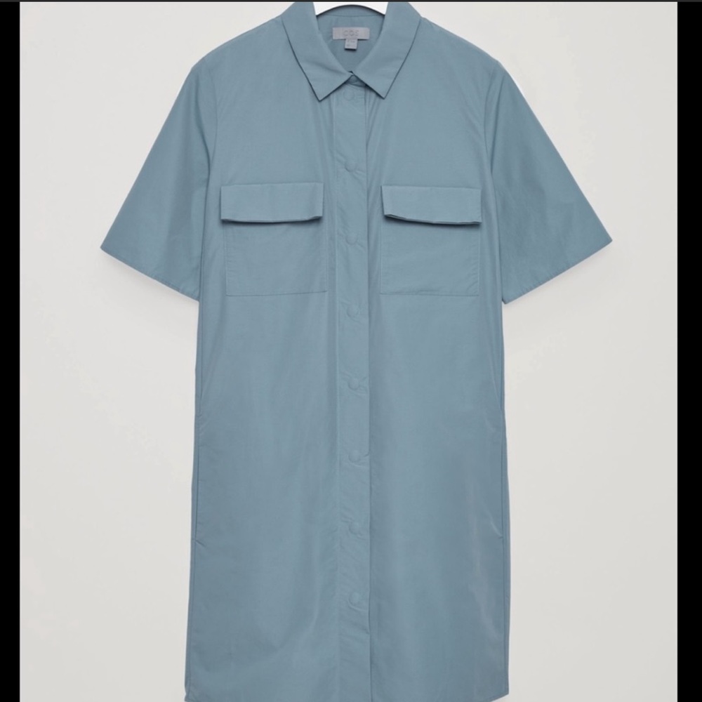 COS short sleeve shirt dress